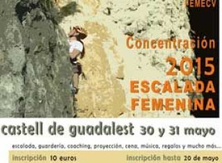 Concentración de Escalada Femenina - Guadalest 2015