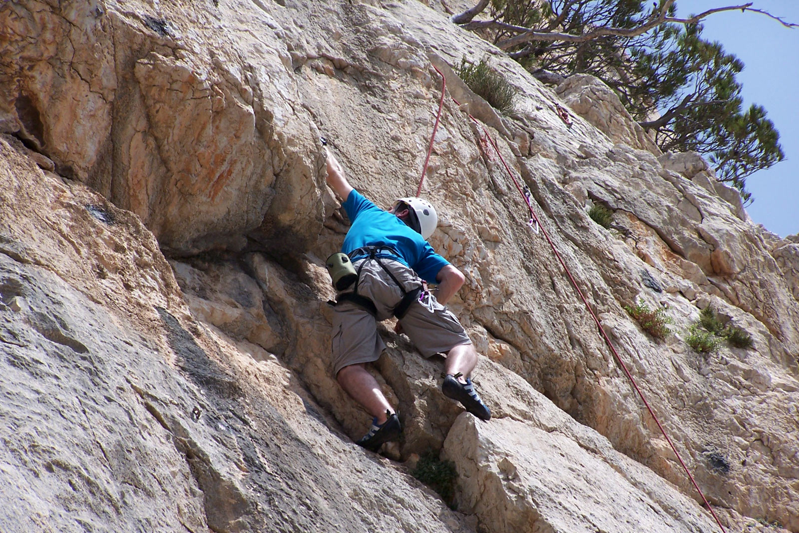 Climbing in Guadalest